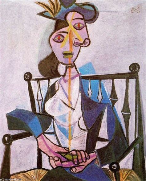 Acheter Tableau Femme Assise Dora Maar De Pablo Picasso Achat D