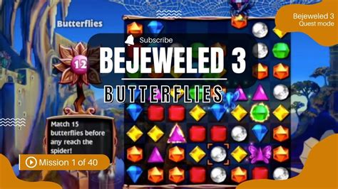 Bejeweled 3 butterflies full quest walkthrough XBOX game pass : r/Bejeweled