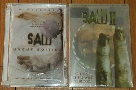 Lot Of 2 Saw Uncut Edition And Saw Ii 2 Dvd New Sealed Ebay