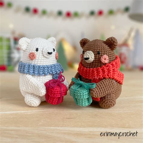 Beary Merry Christmas Bears Amigurumi Pattern