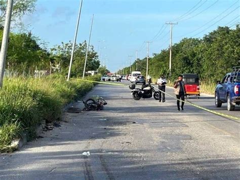 Trágico Incidente en el Arco Vial de Cancún Motociclista Fallece Tras