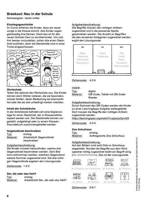 Grundschule Unterrichtsmaterial Daf Daz Rätsel Und Spiele