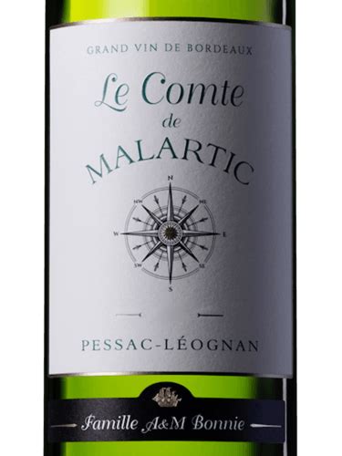 Ch Teau Malartic Lagravi Re Le Comte De Malartic Pessac L Ognan Blanc