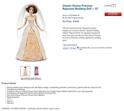 Classic Disney Princess Rapunzel Wedding Doll 12 Dis Flickr