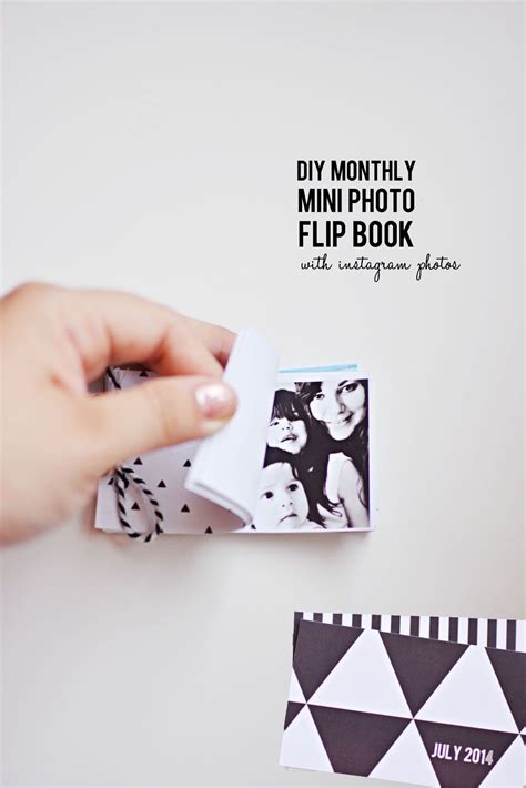 Diy Mini Photo Flip Book With Instagram Photos Photo Flip Book Flip