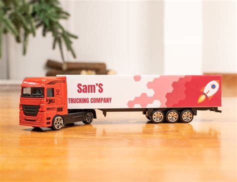 Kids Toy Truck, Toy With Name, Personalized Toy, Name on Truck ...