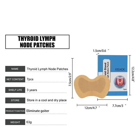 Thyroid Gland Lymph Nodes Patch Boxes Pcs Herbal Lymph Care Patch