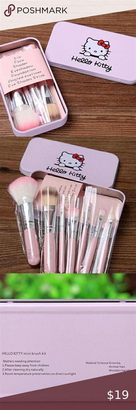 Hello Kitty Makeup Brush Set Hello Kitty Makeup Makeup Brush Set