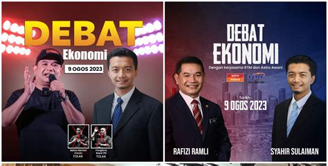 Debat Ekonomi Rafizi Syahir Minggu Depan Selak Selak