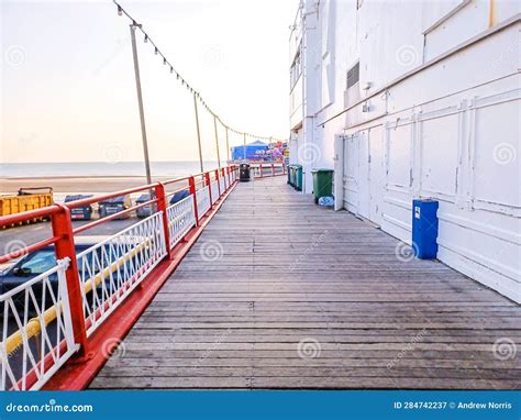 Blackpool Pleasure Beach Pier Stock Image - Image of holiday, ocean ...