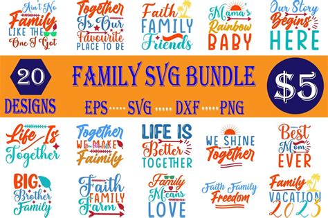 Family Svg Bundle Bundle · Creative Fabrica