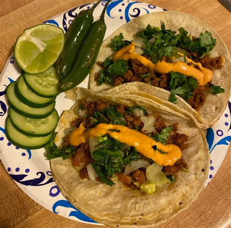 Made Some Chorizo Tacos For Dinner Rtacos