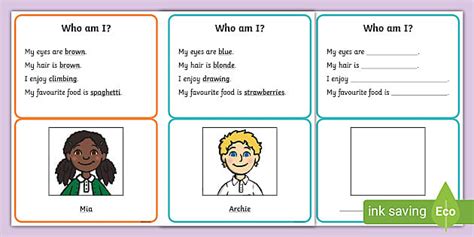 Transition-Themed 'Who Am I?' EYFS Guessing Game Cards