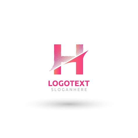 Logotipo De La Letra H Vector Premium