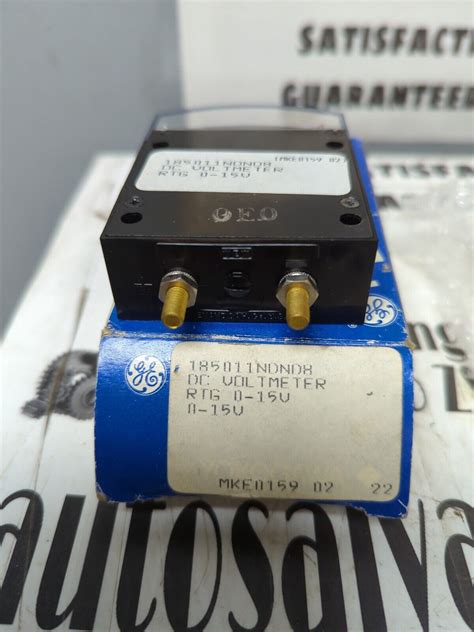 Ge General Electric Type 185 Edgewise Dc Electrical Panel Meters For Sale Online Ebay