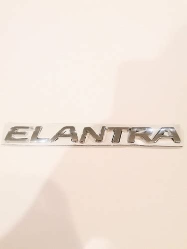 Emblema Letra Hyundai Elantra Meses Sin Intereses