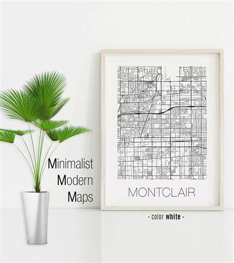 Montclair California Montclair CA Map Montclair Map - Etsy