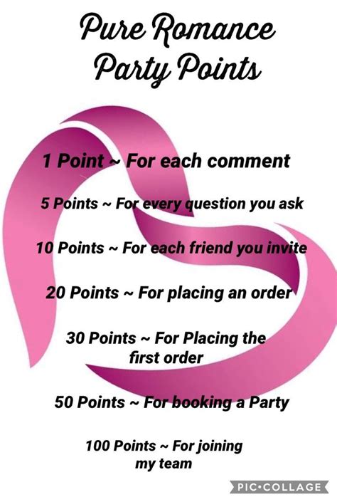 Pure Romance Party Points Pure Romance Party Pure Romance Games Pure Romance