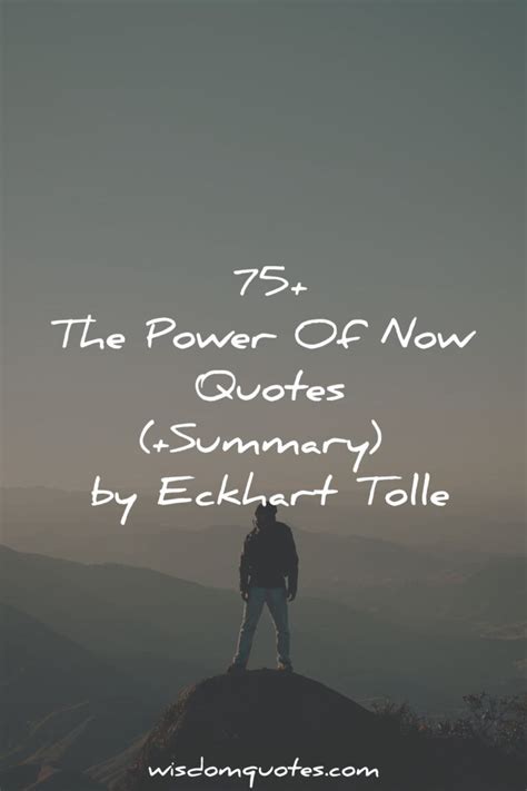 75+ The Power Of Now Quotes by Eckhart Tolle (+Summary)