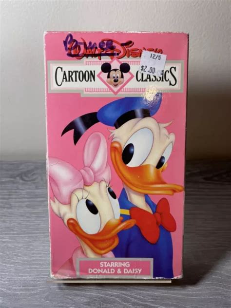 Walt Disney Cartoon Classics Volume Starring Donald And Daisy Vhs