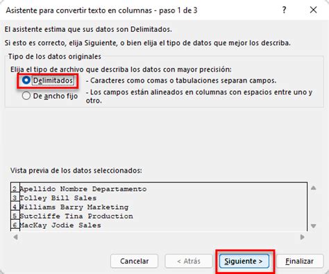 Cómo dividir una cadena de texto por espacio coma y más Excel y