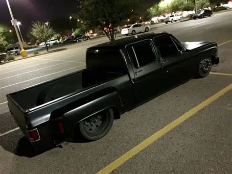 87 Bagged Crew Cab Short Bed Chevy Dually For Sale Chevrolet Ck