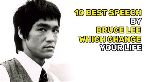 Best Speech By Bruce Lee Which Change Your Life Bruce Lee