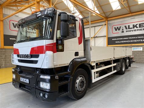 IVECO STRALIS 26 TONNE EURO 5 6X2 DROPSIDE FLATBED 2013 BC06 MCL