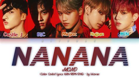 MCND Nanana Color Coded Lyrics HAN ROM ENG YouTube