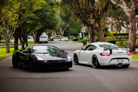 Lamborghini Gallardo TechArt Porsche Cayman S Richard Tong Photography