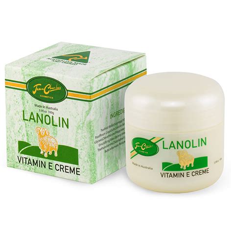 Lanolin Skin CrÈme With Vitamin E 100g Jar Jean Charles Cosmetics