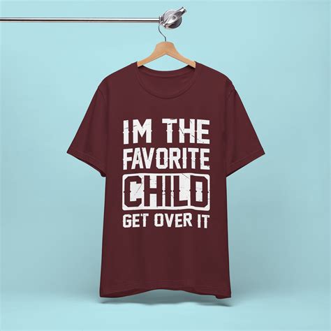 Funny Joke T-shirt, Family Fun T-shirt, Gift for Brother T-shirt, Favorite Child T-shirt, Family ...