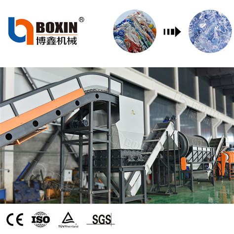 China Boxin Plastic Lldpe Hdpe Pet Bottle Laminated Crushing Facility