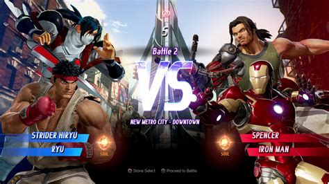 MARVEL VS CAPCOM INFINITE Strider Hiryu Alt Ryu Gameplay In Arcade