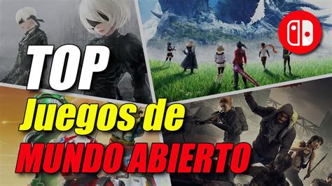 LOS Mejores JUEGOS DE MUNDO ABIERTO En SWITCH Top Juegos De