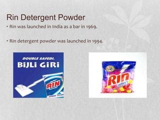 Washing Powder Brands In India Ppt