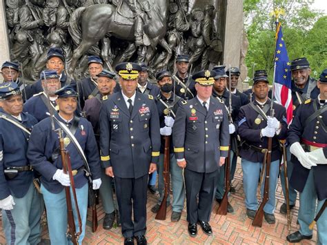 The 54th Massachusetts ‘Glory’ Memorial was rededicated after it was ...