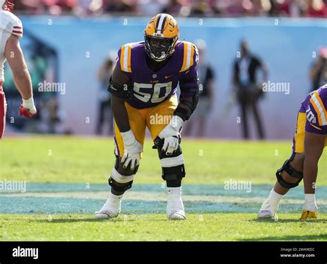 Tampa United States 01st Jan 2024 Lsu Tigers Offensive Lineman