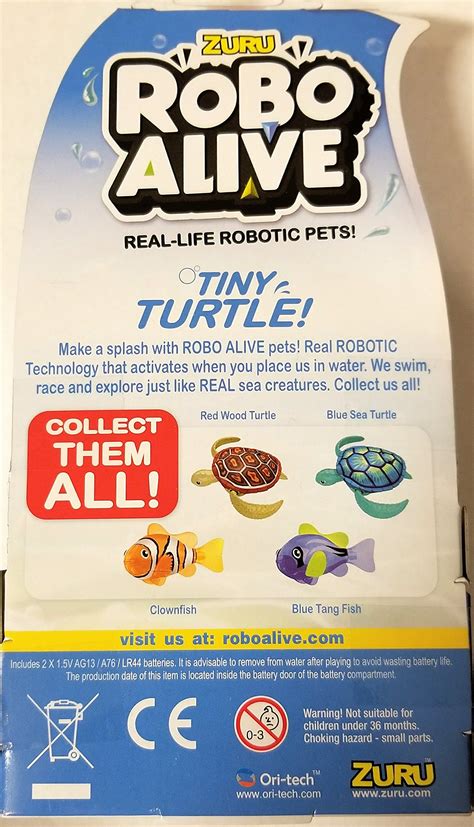 Zuru Robo Alive Blue Tang Fish Real Life Robotic Pets Swims Like Real