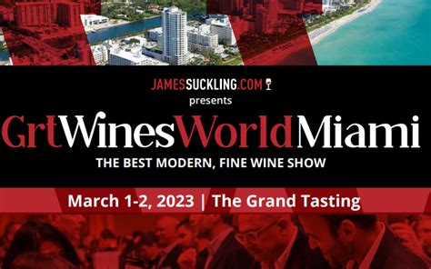 Donnafugata Great Wines Of The World 2023 Miami James Suckling