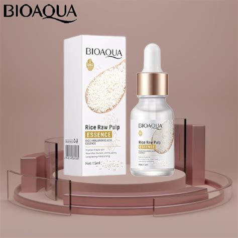 Bioaqua Rice Raw Pulp Essence Hyaluronic Acid Serum 15ml Coswin Pk