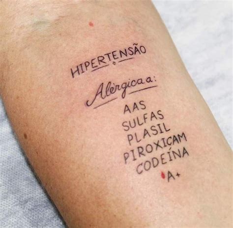 I Migliori Tatuaggi Con Avvertenze Sulle Allergie Il Meglio Del