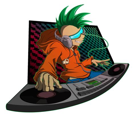 Add Some Fun and Groove to Your Designs with DJ Cartoon Images