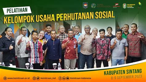 Peningkatan Kapasitas Kelompok Usaha Perhutanan Sosial Kabupaten