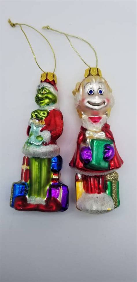 Dr Seuss How the Grinch Stole Christmas Blown Christmas Ornaments - Etsy