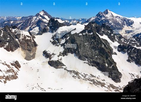 Mountain Peaks of the Swiss Alps Stock Photo - Alamy