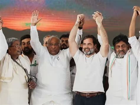 Karnataka Election Results 2023 Congress Registers Massive Win Ousts