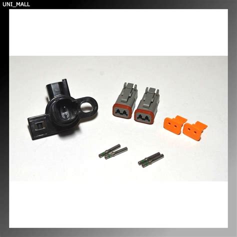 Deutsch DT 2 Pin Genuine 90 Deg Solid Connector Kit 14 AWG DT04 2P