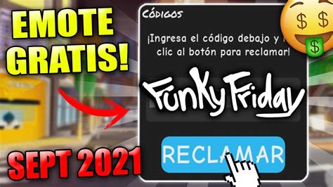 CANJEA ESTE CÓDIGO DE FUNKY FRIDAY EMOTE GRATIS ROBLOX 2024 YouTube