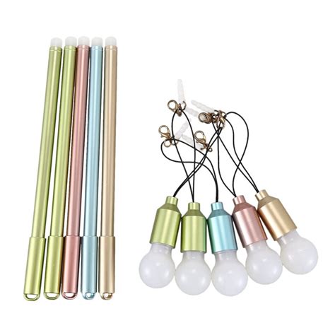 038mm Cute Creative Unique Light Bulb Neutral Dust Plug Gel Pen School